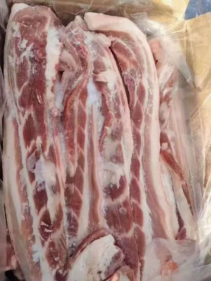 肥猪带皮五花肉条