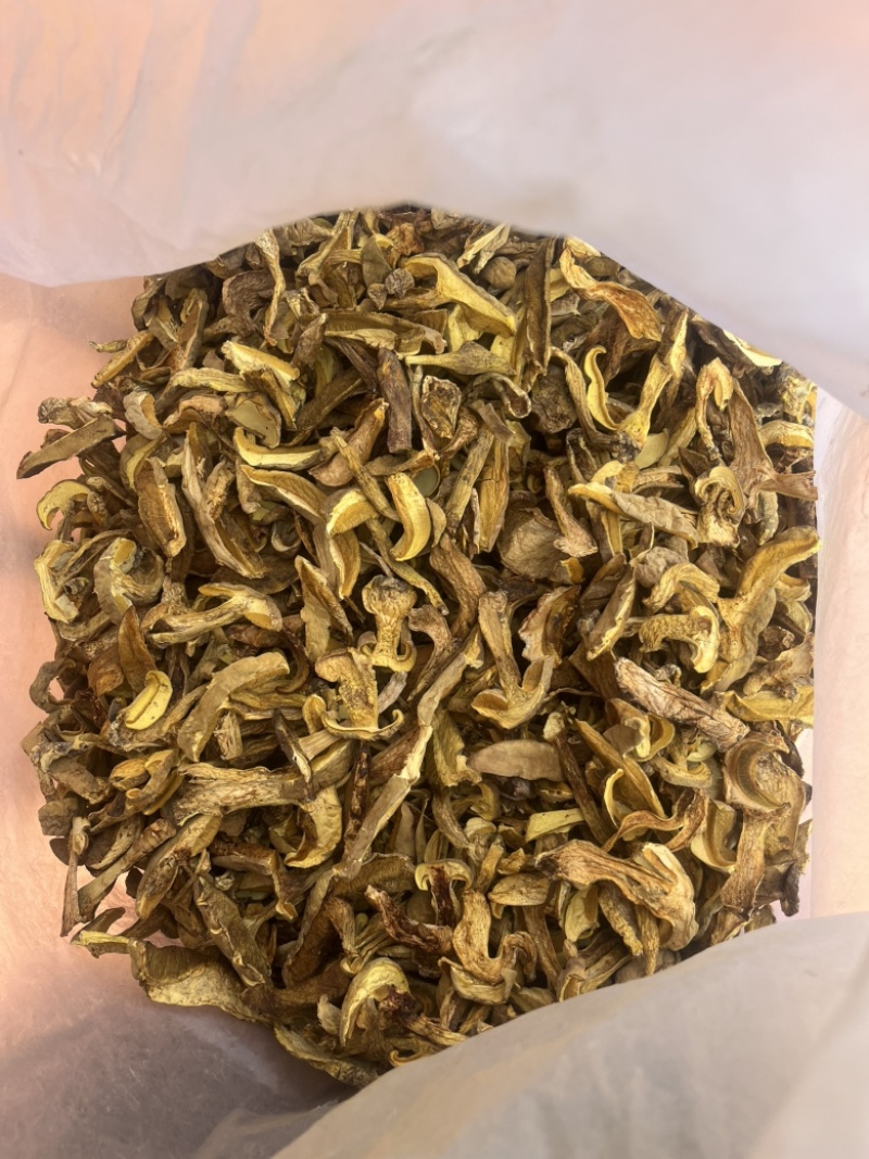 精品黄牛肝（黄香菌）机烤片，加工手选货
