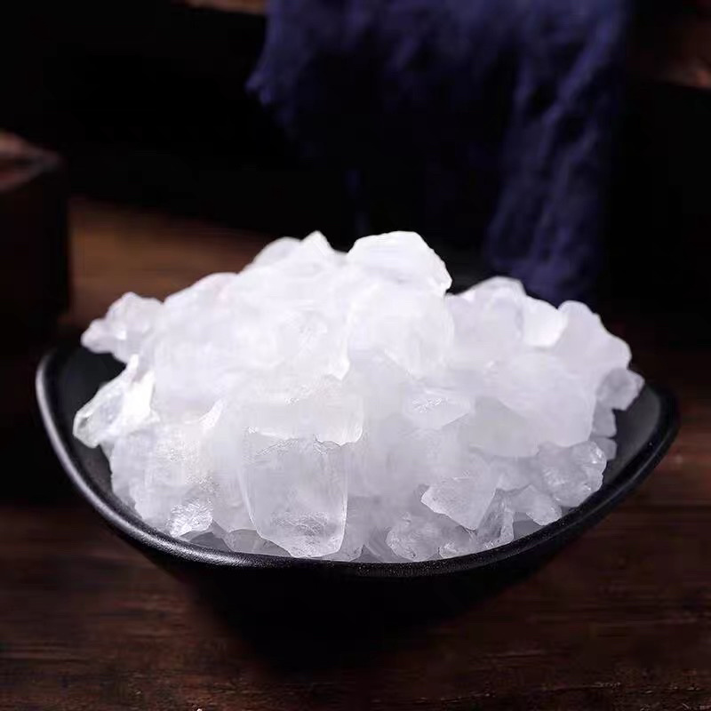 白矾明矾中药材大块矾石食用脱水炸油条砸指花甲