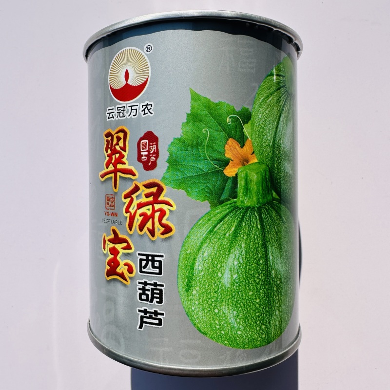 翠绿宝西葫芦种子高档无蔓圆形西葫芦种籽产量高瓜色油亮元宝