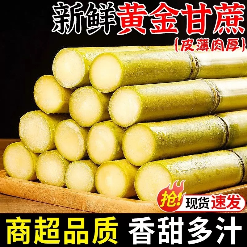 云南脆皮黄金甘蔗