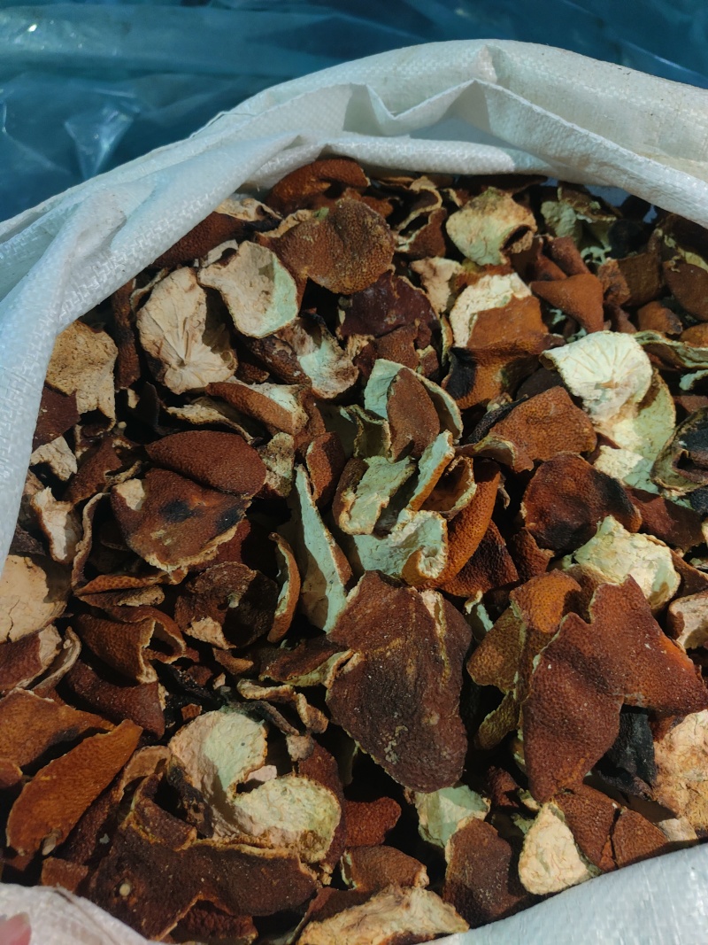 烘干陈皮个，统货，陈皮丝高含量大货现货出售，正品纯桔子皮