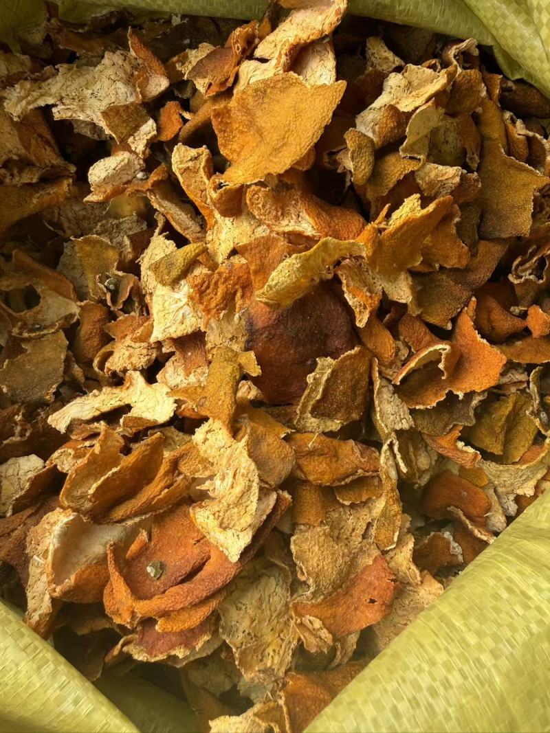 烘干陈皮个，统货，陈皮丝高含量大货现货出售，正品纯桔子皮