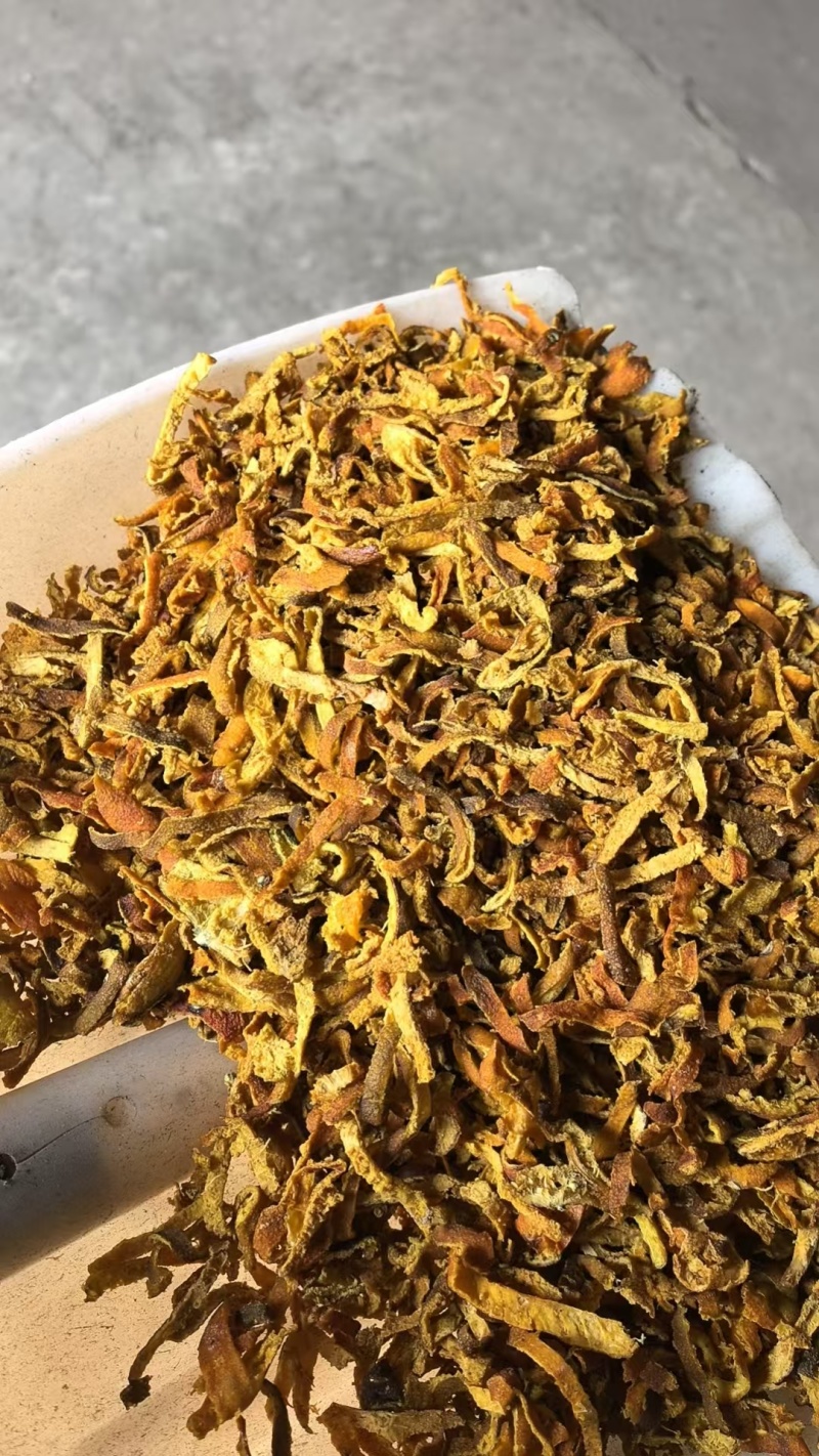 烘干陈皮个，统货，陈皮丝高含量大货现货出售，正品纯桔子皮