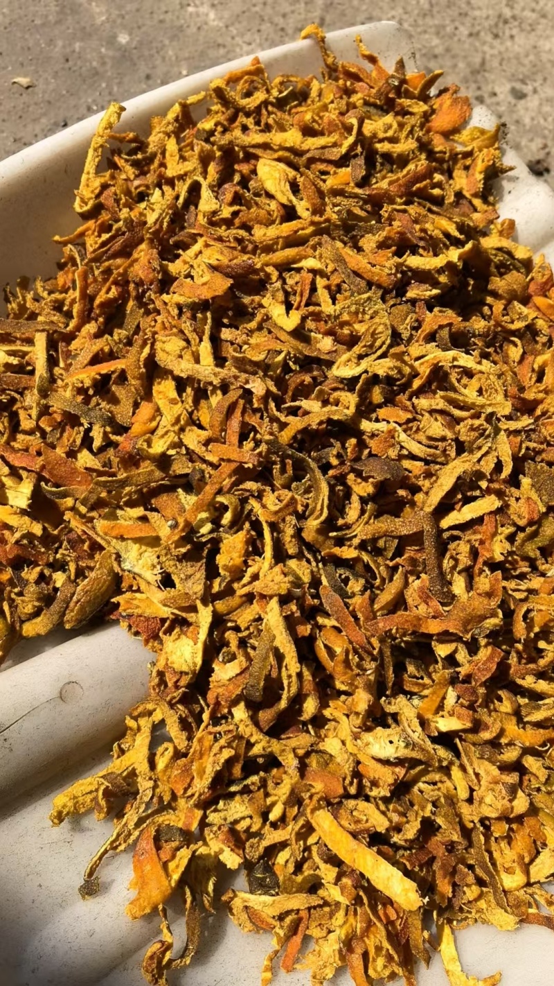 陈皮个晒干统货/全红手工纯陈皮丝烘干无硫产地高含量过检