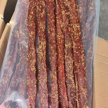 猪里脊风干肉麻辣五香两个味道，厂家直销，一件50斤