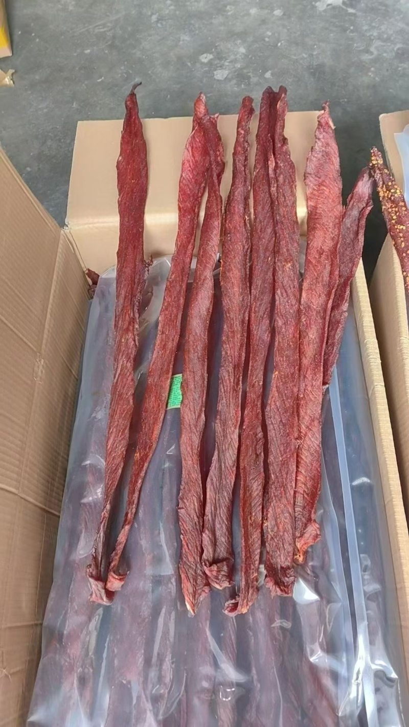 猪里脊风干肉麻辣五香两个味道，厂家直销，一件50斤