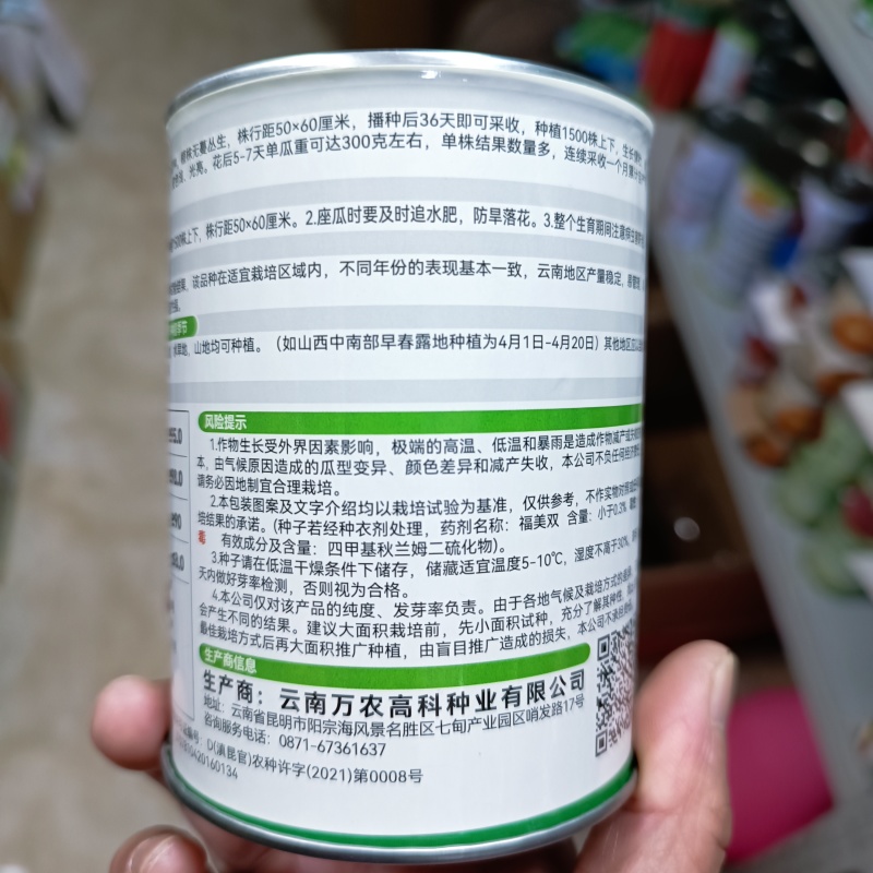 绿宝8号南瓜种籽高档无蔓西葫芦种子产量高瓜色浅绿光亮元宝