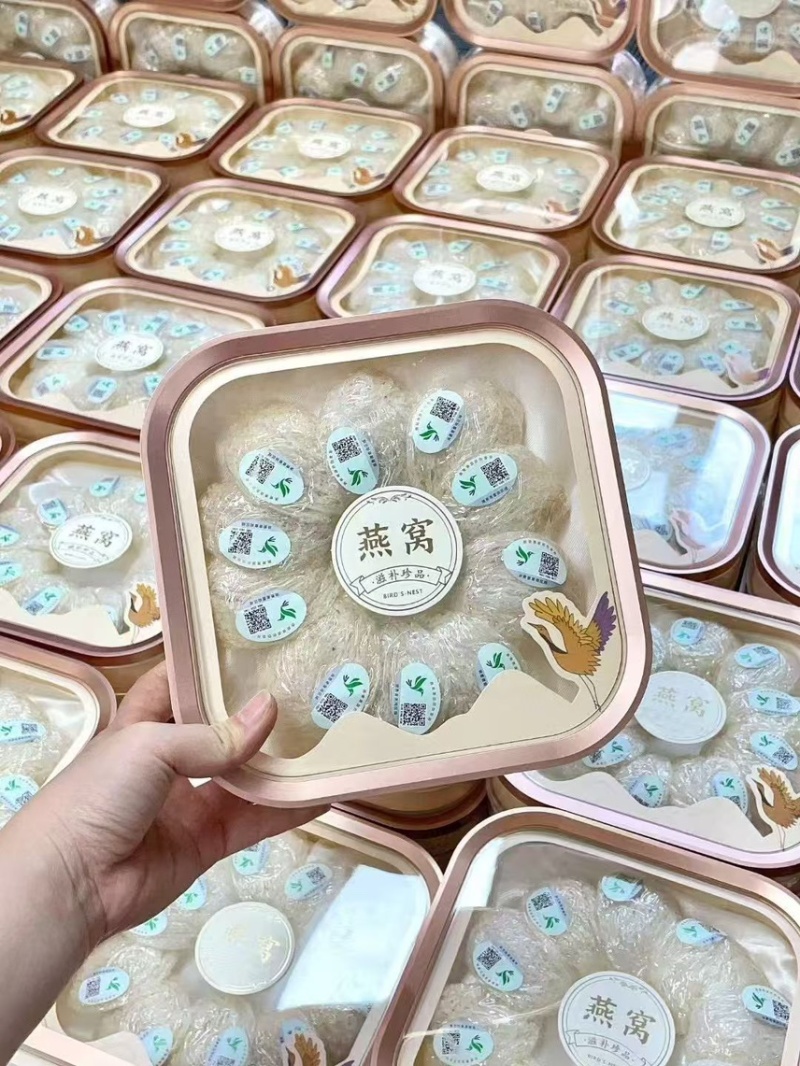 企标溯源码干盏燕窝批发燕窝工厂三克梳盏礼盒装