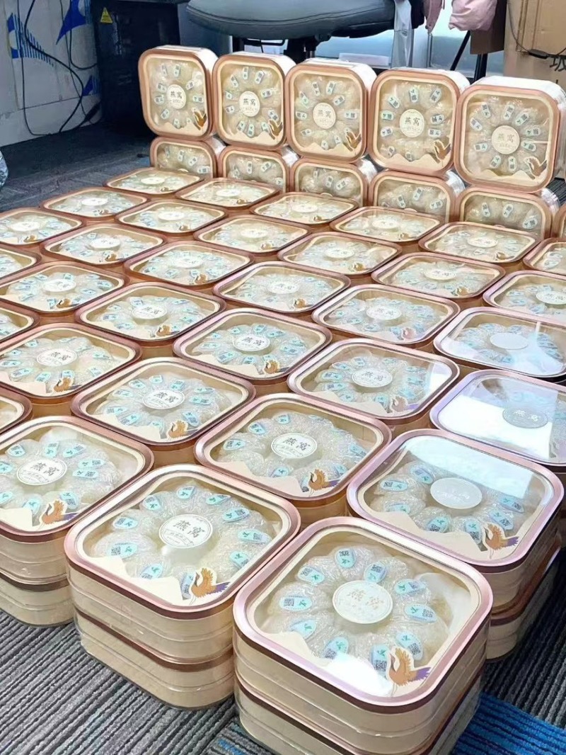 企标溯源码干盏燕窝批发燕窝工厂三克梳盏礼盒装