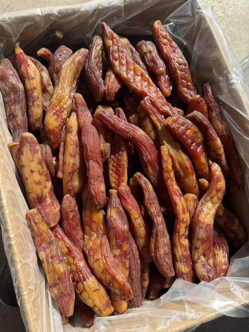 红薯干源头基地加工厂，广西桂林红薯干加工厂小香薯紫薯大量