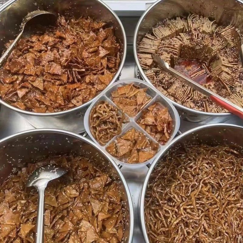 【凉拌豆干】卤菜牛皮豆干不规则边料低成本创业卤香半成品