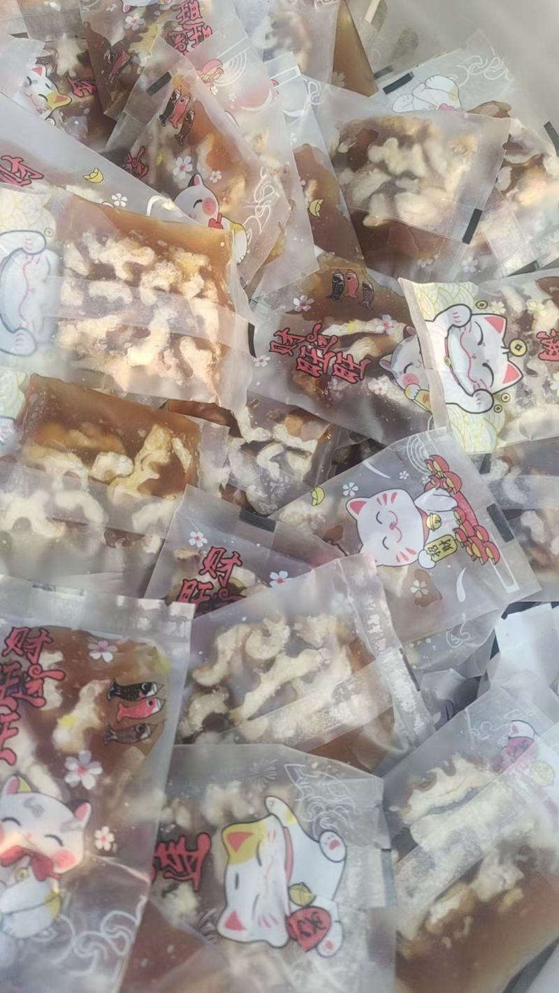 农家制做核桃麦芽糖