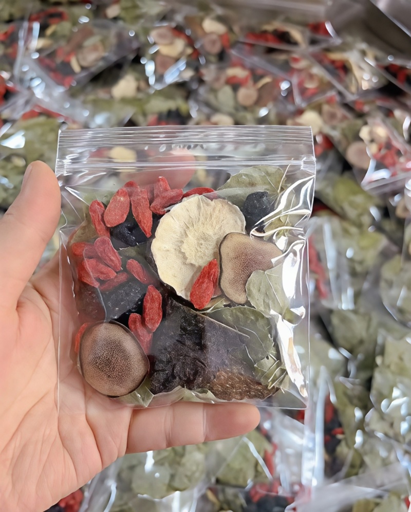 甄选八宝茶养生茶人参枸杞茶男肾补品八宝茶大片原料不打