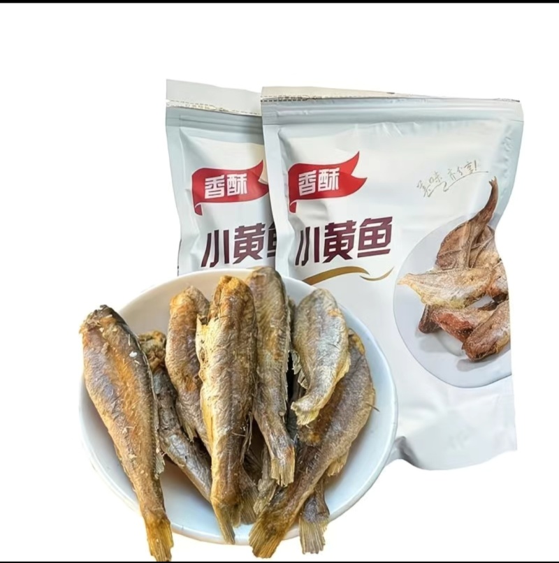 东海深海黄鱼鲜制！去头去刺低温脆炸，咔嚓一口咸香回甘