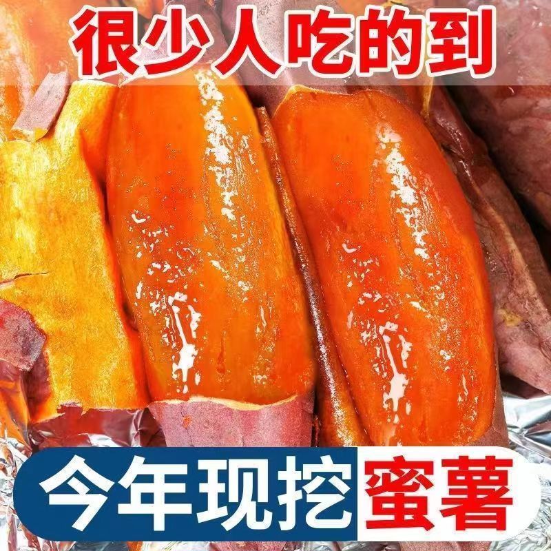现挖红薯黄心蜜薯1/5/9斤板栗薯农家自种番薯山芋批发