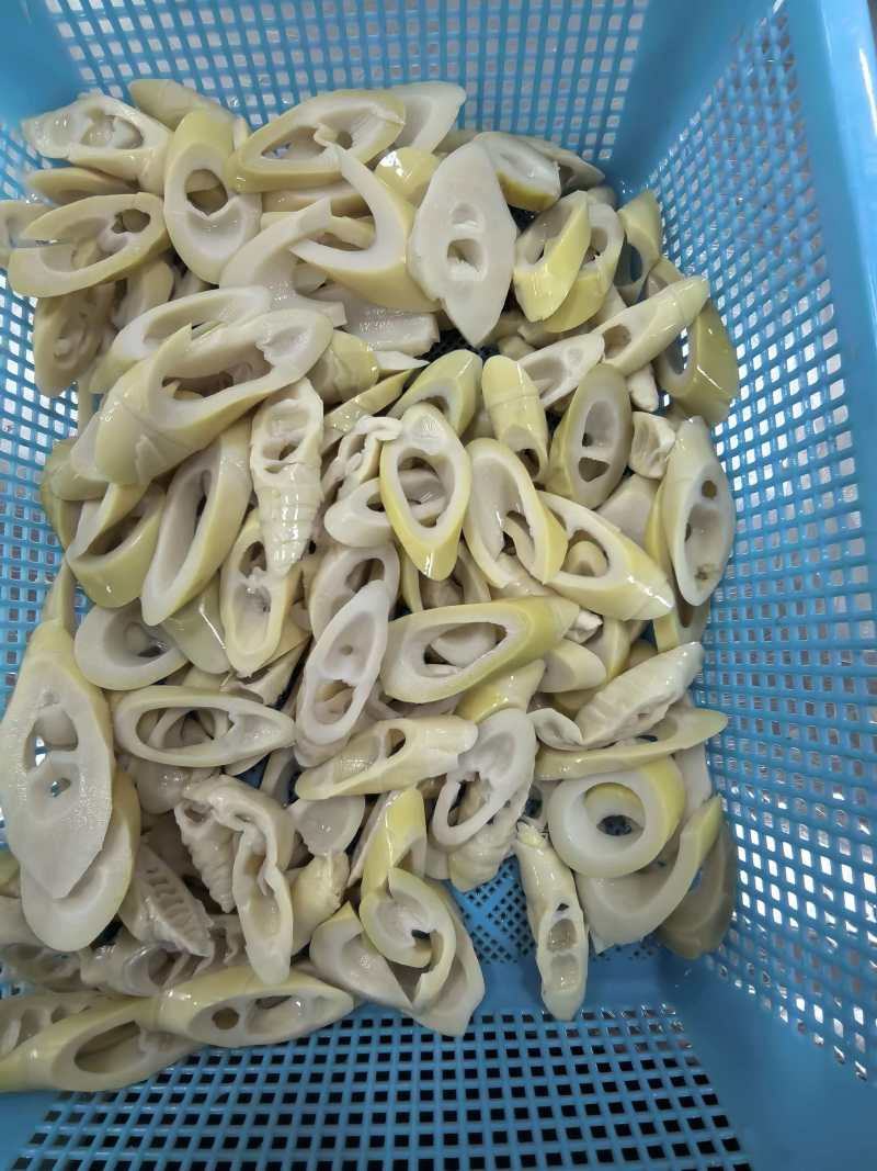 小竹笋斜切片笋丝清水笋片