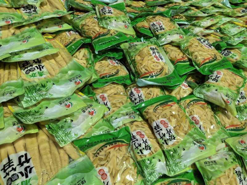 小竹笋斜切片笋丝清水笋片