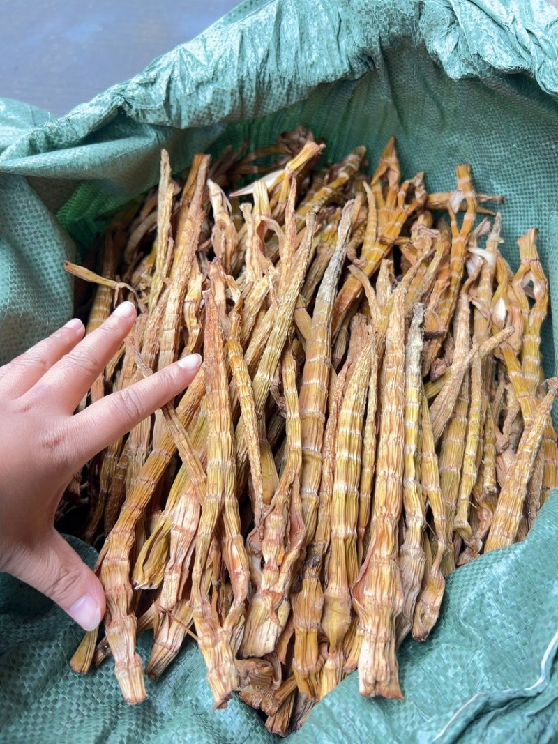 小黄笋，野生笋干，烟熏笋，黄笋干，