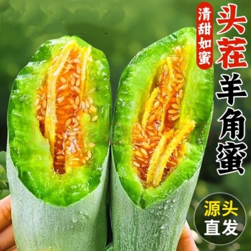 羊角蜜甜瓜大棚货产地直销支持电商一件代发