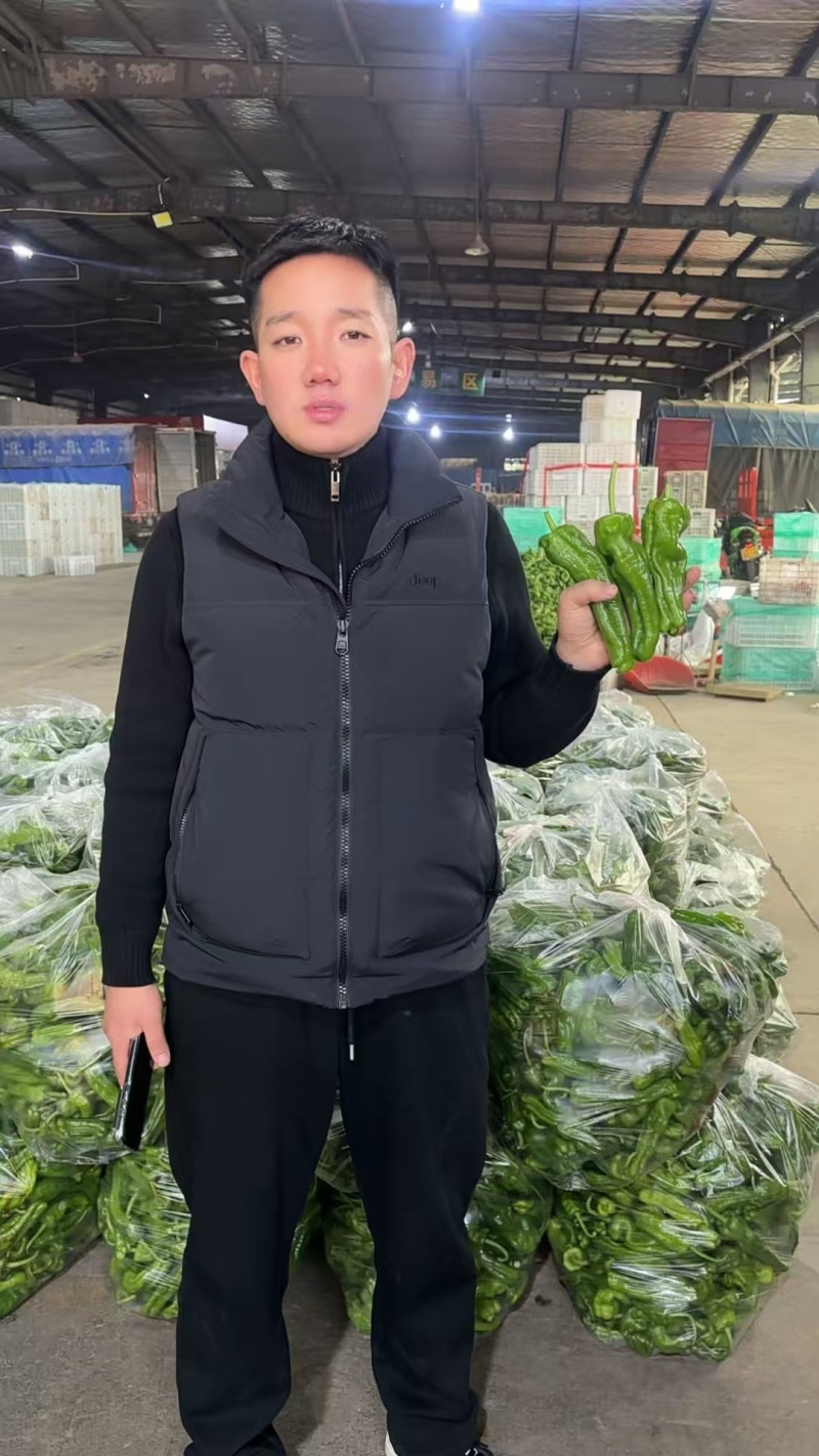 薄皮椒青椒芜湖椒淮安地产精品新辣椒，价格不高