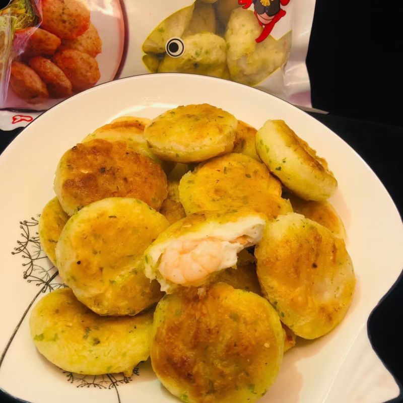 海苔虾仁饼，看的见的大虾仁