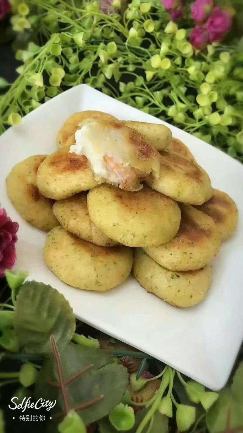 海苔虾仁饼，看的见的大虾仁