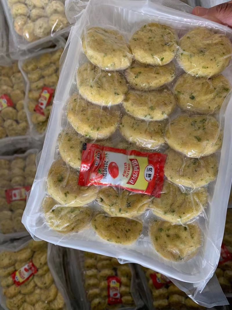 海苔虾仁饼，看的见的大虾仁
