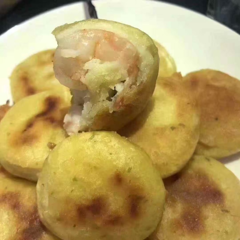 海苔虾仁饼，看的见的大虾仁