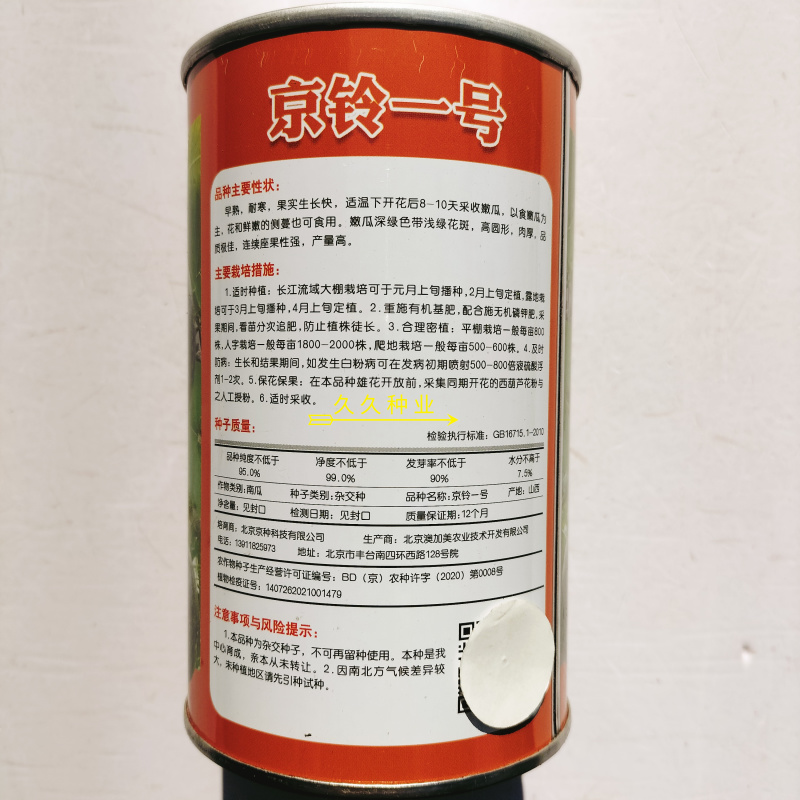 京铃一号西葫芦种子早熟耐寒高圆形肉厚嫩瓜深绿南瓜籽
