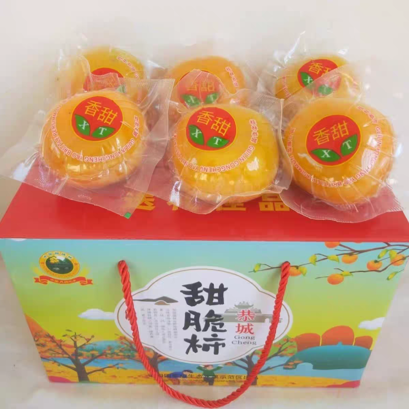 《脆柿》甜柿/售后保障/一件代发/电商直播/供应淘宝京东