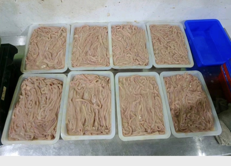 新鲜鸭肠生扣冷冻鸭肠