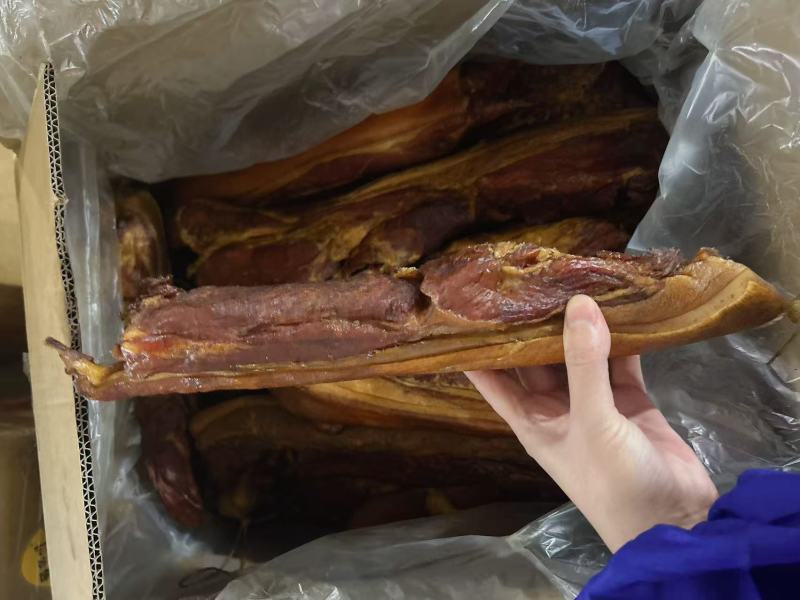 夹子肉猪肉腊猪肉烟熏猪肉