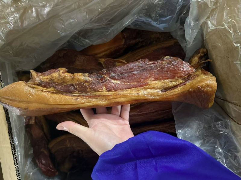 夹子肉猪肉腊猪肉烟熏猪肉