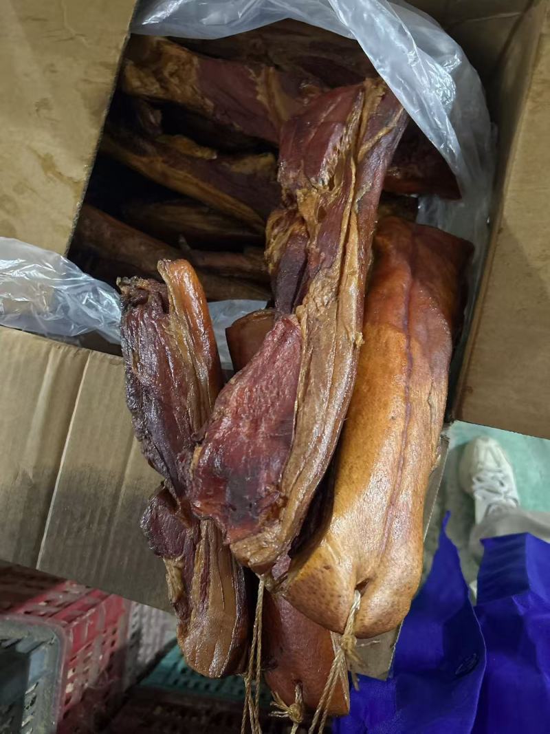 夹子肉猪肉腊猪肉烟熏猪肉