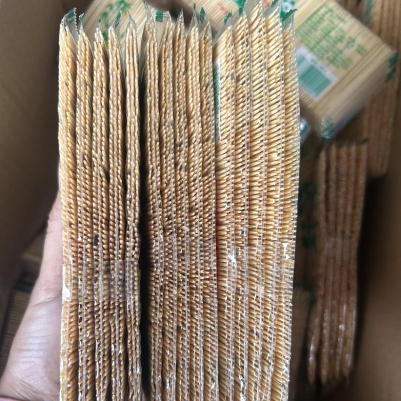 牙签一次性双头家用商用便携批发袋装剔牙水果竹签批发