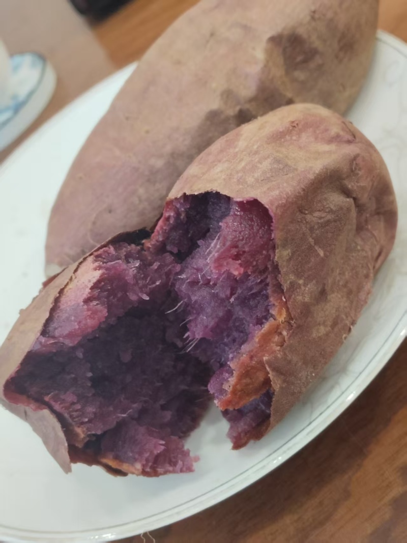 水晶紫薯无丝软糯香甜可口产地货源