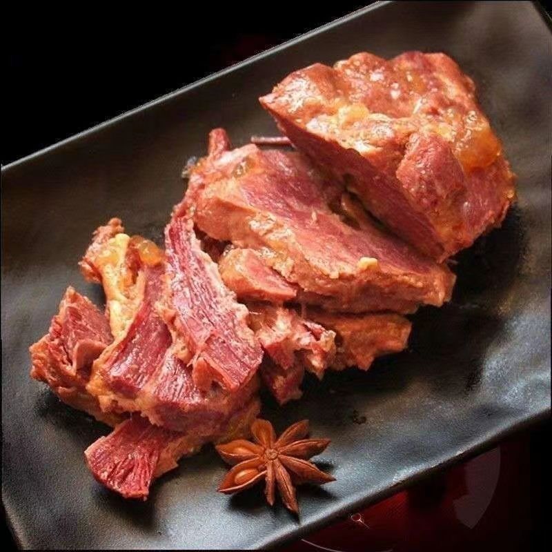 小块五香牛肉_清真黄牛肉无科技传统卤制肉质细腻劲道