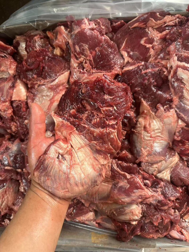 【牛小脸肉-求合作】批发50斤大块牛碎肉牛小脸肉