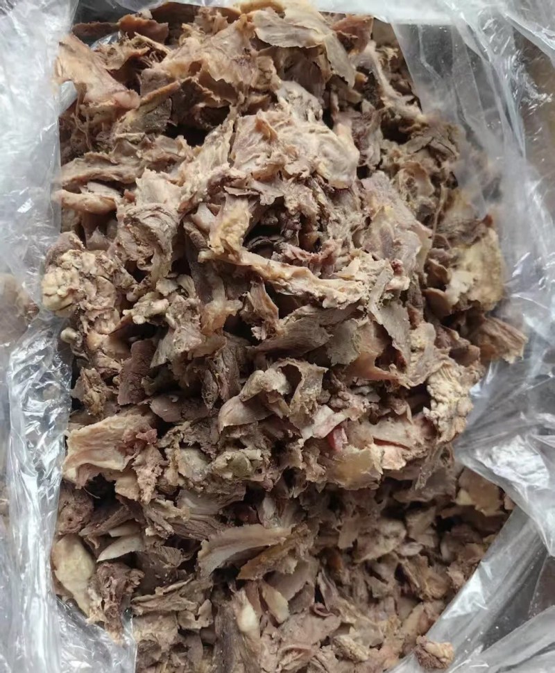 【熟牛拆骨肉-求合作】批发50斤牛副产品熟牛头碎肉熟