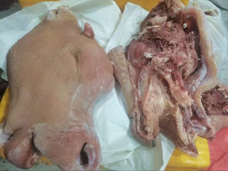 【熟牛头肉-求合作】批发50斤牛副产品熟食熟牛头肉