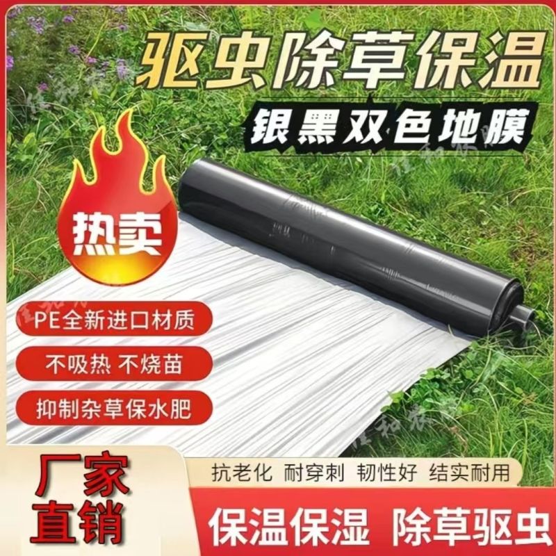 黑地膜银黑地膜白地膜可以视频看货！包运费