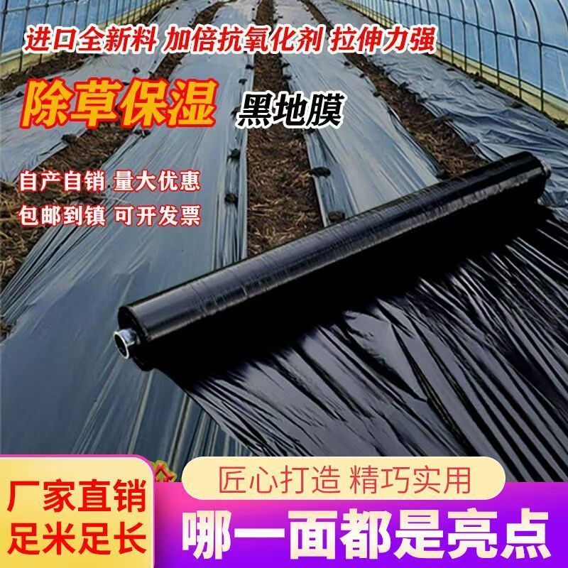 黑地膜银黑地膜白地膜可以视频看货！包运费