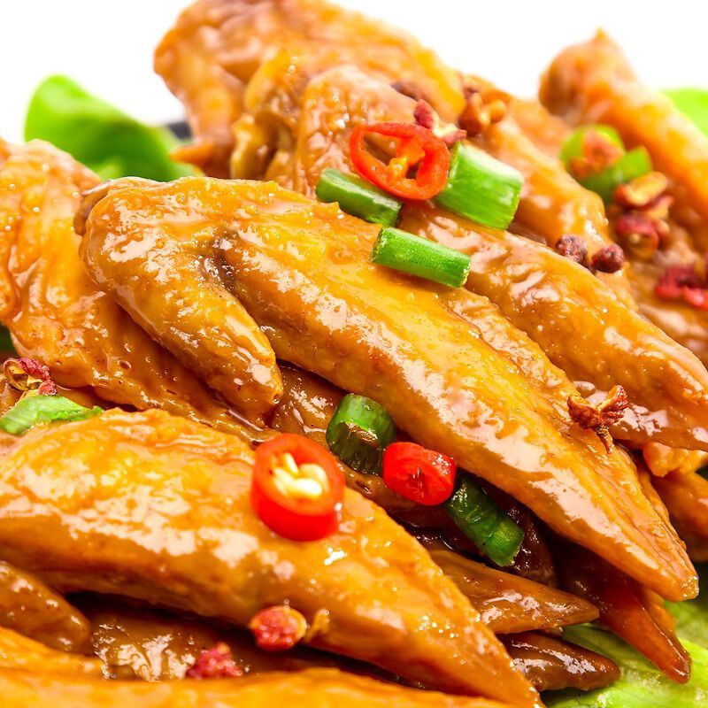 新鲜鸡翅尖批发冷冻生鲜土鸡翅膀烧烤卤味活杀速冻鸡翅尖腌制