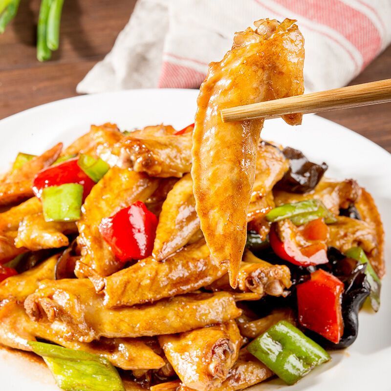新鲜鸡翅尖批发冷冻生鲜土鸡翅膀烧烤卤味活杀速冻鸡翅尖腌制