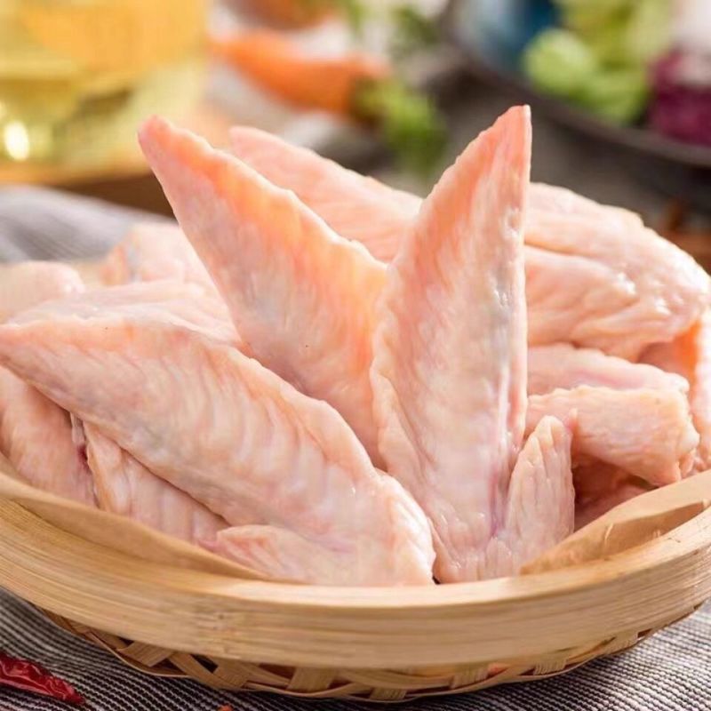 新鲜鸡翅尖批发冷冻生鲜土鸡翅膀烧烤卤味活杀速冻鸡翅尖腌制