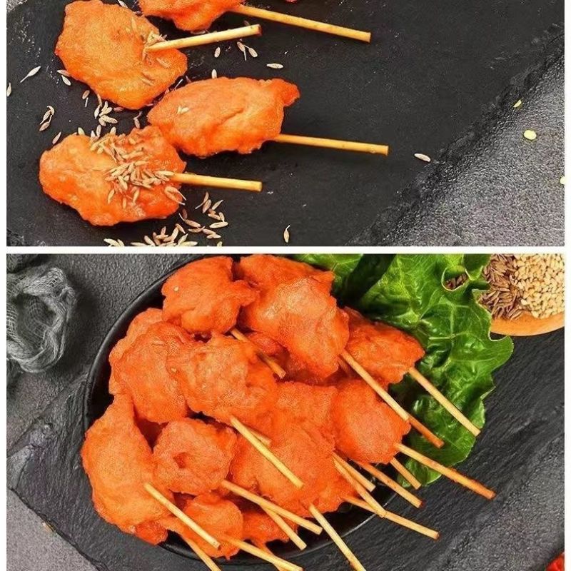 牙签肉半成品空气炸锅食材炸货家庭装奥尔良风味