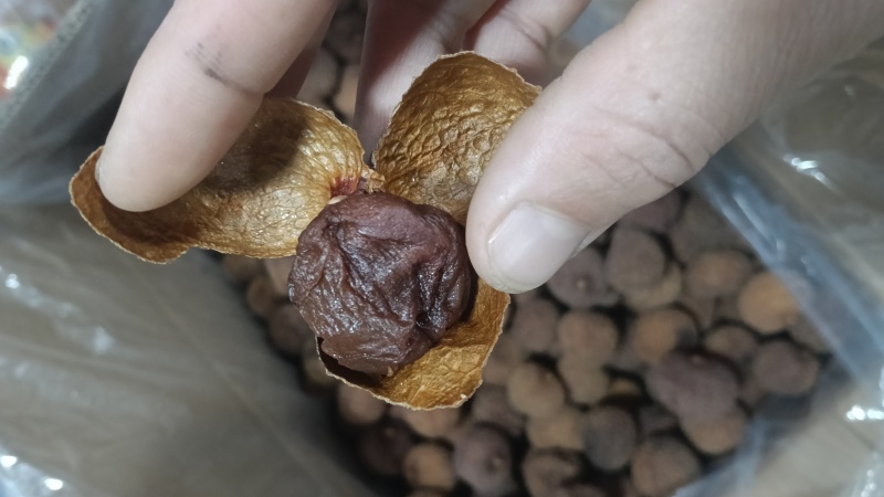 .广西博白鸡嘴荔枝干无硫材火烤软糯香甜批发零售