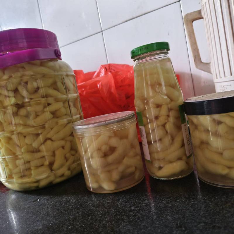 手工糖醋生姜和糖炒生姜