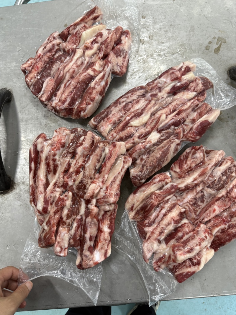 谷饲牛肋条花纹好